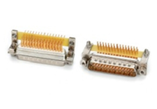 大电流HDR37母90度插板 锁螺丝